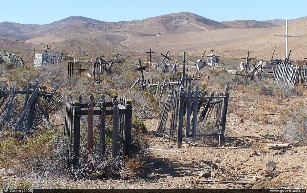 Lo que queda del cementerio de Carrizal Alto, donde fue originalmente sepultado el V. Padre Mariano y permanecieron sus restos mortales por siete años.